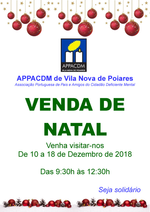 Venda de Natal 2018 1